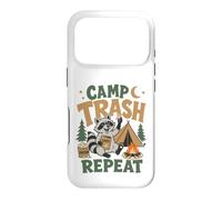 Raccoon Camp Trash Repeat Funny Camping Woodland Humor Case for iPhone 17 Pro