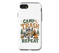Raccoon Camp Trash Repeat Funny Camping Woodland Humor Case for iPhone SE (2020) / 7/8