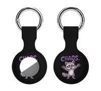 Raccoon Chaos Full Protective Cover Case with Keyring Silicone Skin