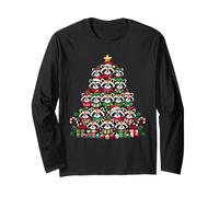 Raccoon Christmas Tree Funny Raccoon Xmas Long Sleeve T-Shirt