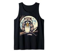 Raccoon Cup Noodles Funny Trash Panda Cat Men Women Kids Tank Top