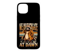 Raccoon Detective We Investigate At Dawn Case for iPhone 15 Plus