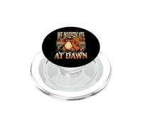 Raccoon Detective We Investigate At Dawn PopSockets PopGrip for MagSafe