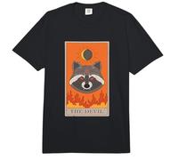 Raccoon Devil Tarot Card Design for a Tarot Card Reader Comfort Colors Adult Heavyweight T-Shirt