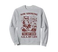 Raccoon Director Now Showing Life Chaos Funny Sweatshirt
