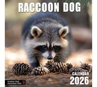Raccoon Dog 2026 Calendar: A rare and curious canid from East Asian wilderness