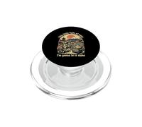 Raccoon Dumpster Fire Marshmallow Japan Light PopSockets PopGrip for MagSafe