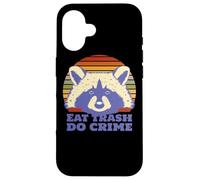 Raccoon Eat Trash Do Crime Case for iPhone 16