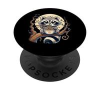 Raccoon Eating Ramen Noodles Funny PopSockets Adhesive PopGrip