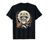 Raccoon Eating Ramen Noodles Funny T-Shirt