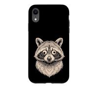 Raccoon Face Googly Eyes Case for iPhone XR