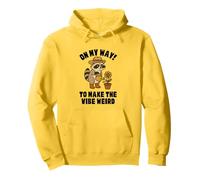 Raccoon Gardening On My Way to Make the Vibe Weird Plants Pullover Hoodie