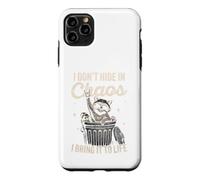 Raccoon Girl I dont hide in chaos i bring it to life Case for iPhone 11 Pro Max