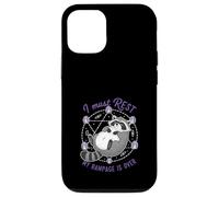 Raccoon I Must Rest My Rampage Is Over Funny Animal Humor Case for iPhone 12/12 Pro
