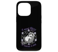 Raccoon I Must Rest My Rampage Is Over Funny Animal Humor Case for iPhone 13 Pro