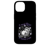 Raccoon I Must Rest My Rampage Is Over Funny Animal Humor Case for iPhone 14
