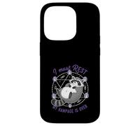 Raccoon I Must Rest My Rampage Is Over Funny Animal Humor Case for iPhone 14 Pro