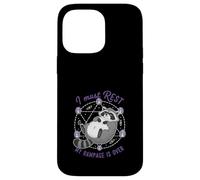 Raccoon I Must Rest My Rampage Is Over Funny Animal Humor Case for iPhone 14 Pro Max