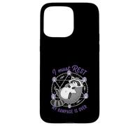 Raccoon I Must Rest My Rampage Is Over Funny Animal Humor Case for iPhone 15 Pro Max