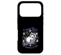 Raccoon I Must Rest My Rampage Is Over Funny Animal Humor Case for iPhone 17 Pro