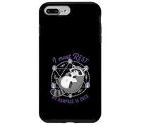 Raccoon I Must Rest My Rampage Is Over Funny Animal Humor Case for iPhone 7 Plus/8 Plus