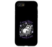 Raccoon I Must Rest My Rampage Is Over Funny Animal Humor Case for iPhone SE (2020) / 7/8