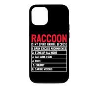 Raccoon Is My Spirit Animal Because Dark Circles Around Eyes Case for iPhone 12/12 Pro