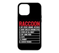 Raccoon Is My Spirit Animal Because Dark Circles Around Eyes Case for iPhone 12 Pro Max
