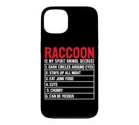 Raccoon Is My Spirit Animal Because Dark Circles Around Eyes Case for iPhone 13