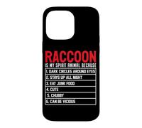 Raccoon Is My Spirit Animal Because Dark Circles Around Eyes Case for iPhone 14 Pro Max