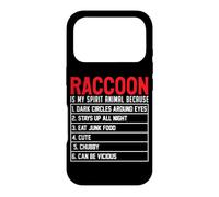 Raccoon Is My Spirit Animal Because Dark Circles Around Eyes Case for iPhone 17 Pro