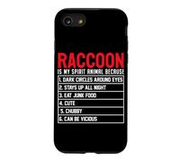 Raccoon Is My Spirit Animal Because Dark Circles Around Eyes Case for iPhone SE (2020) / 7/8