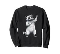 Raccoon Lover To Di World Winner Float Cool Bolting Racoon Sweatshirt