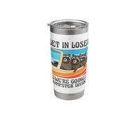 Raccoon Lover Trash Picking Dumpster Diving Trash Bin Stainless Steel Insulated Tumbler