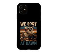 Raccoon Mail Carrier We Sort At Dawn Letters Case for iPhone 11