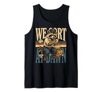 Raccoon Mail Carrier We Sort At Dawn Letters Tank Top