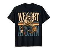 Raccoon Mail Carrier We Sort At Dawn Letters Value Graphic T-Shirt