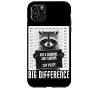 Raccoon Mugshot Not a Criminal Just Curious Big Difference Case for iPhone 11 Pro Max
