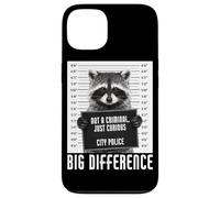 Raccoon Mugshot Not a Criminal Just Curious Big Difference Case for iPhone 13