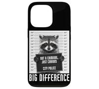 Raccoon Mugshot Not a Criminal Just Curious Big Difference Case for iPhone 13 Pro