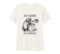 Raccoon No Kings in America Trash Panda Premium T-Shirt