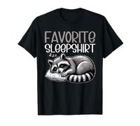 Raccoon Official Sleep Shirt Funny Raccoon Napping Pyjamas T-Shirt