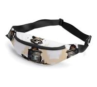 Raccoon on Trash Can Fanny Pack Fanny Packs for Women Men Waist Bag Mens Fanny Pack Womens Fanny Pack Fanny Pack Men Running Fanny Pack Small Fanny Packs for Women, style, 36*15cm