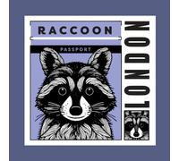 Raccoon Passport London: a Coloring Book