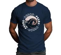 Raccoon Pedro Meme Racoon Dance Funny Raccoon Men's T-Shirt, navy, L