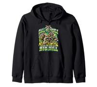 Raccoon Pickles Call Me Pickle Funny Raccoons Bootleg Memes Zip Hoodie
