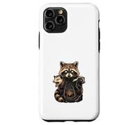 Raccoon Possum Badger Mystical Forest Art Case for iPhone 11 Pro
