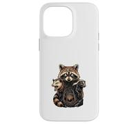 Raccoon Possum Badger Mystical Forest Art Case for iPhone 14 Pro Max