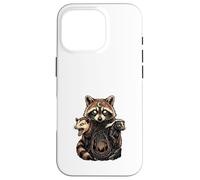 Raccoon Possum Badger Mystical Forest Art Case for iPhone 16 Pro