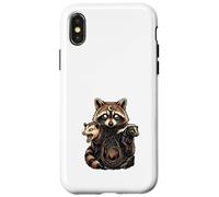 Raccoon Possum Badger Mystical Forest Art Case for iPhone X/XS